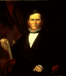 Governor David Wallace as painted by Jacob Cox circa 1840