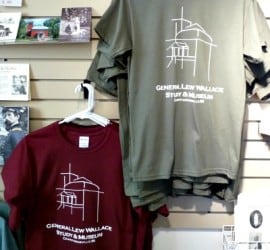 T-shirts for sale in the gift shop
