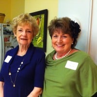Volunteers at Elston Homestead during the Holiday Tea