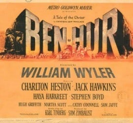 Movie poster for the 1959 Ben-Hur