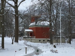 The General Lew Wallace Study & Museum in winter