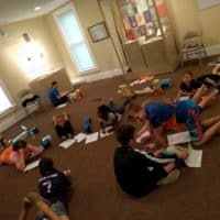 ArchiCamp participants work on their personal Study designs