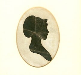 Silhouette drawing of Esther French Test Wallace