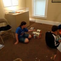 ArchiCamp participants work on their personal Study designs