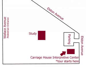 Map of General Lew Wallace Study Grounds