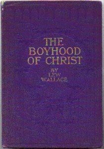 The plain blue cover of The Boyhood of Christ
