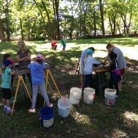 Visitors participate and learn about archaeology during History Beneath Us.