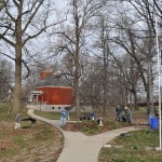 Park Day volunteers working hard
