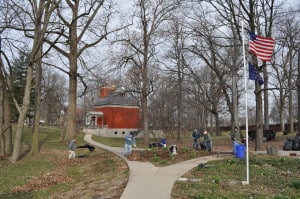 Park Day volunteers working hard