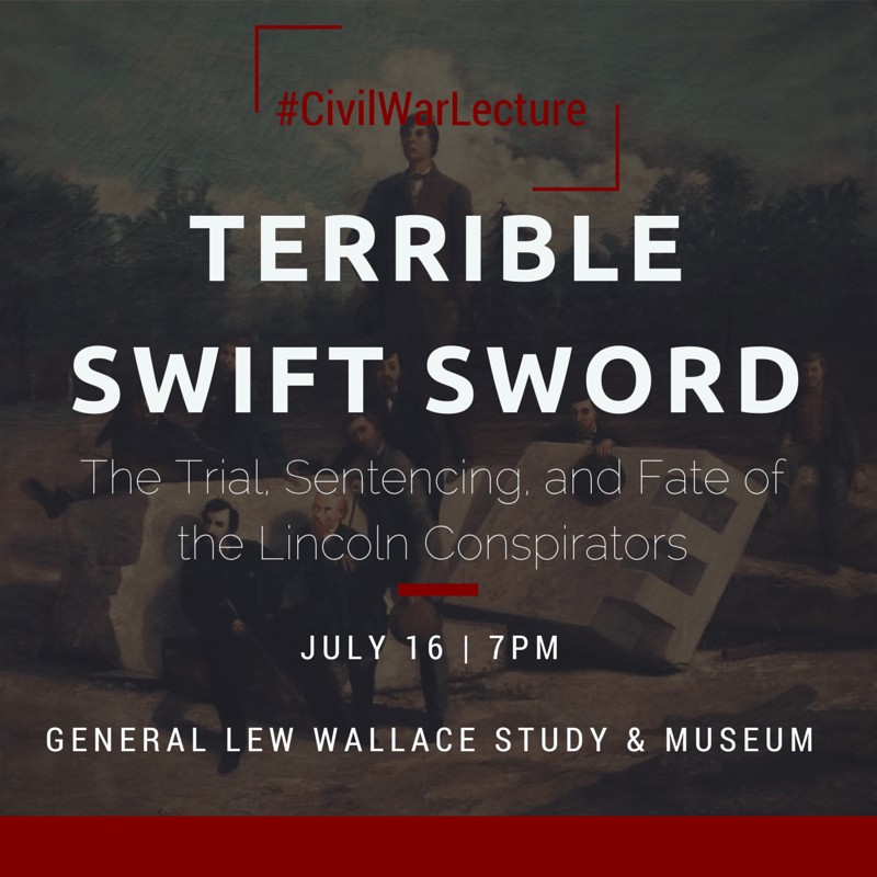 Advertisement for a lecture, "Terrible Swift Sword."