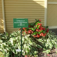 An Adopt-A-Spot garden on the Lew Wallace Study grounds