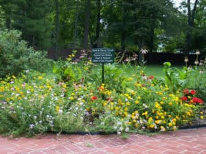 An Adopt-A-Spot garden on the Lew Wallace Study grounds
