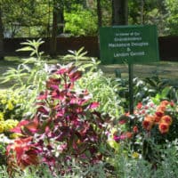 An Adopt-A-Spot garden on the Lew Wallace Study grounds