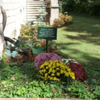 The Milligans adopted this garden full of flowers