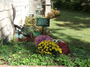 The Milligans adopted this garden full of flowers