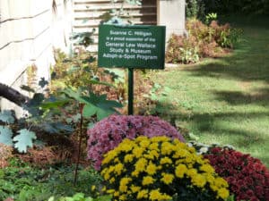 The Milligans adopted this garden full of flowers