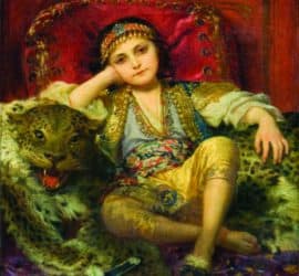 The Turkish Princess, artist unknown, presented to Lew Wallace by Sultan Abdul Hamid II