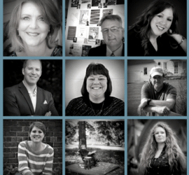 Collage of authors participating in the 2017 Hoosier Author Fair