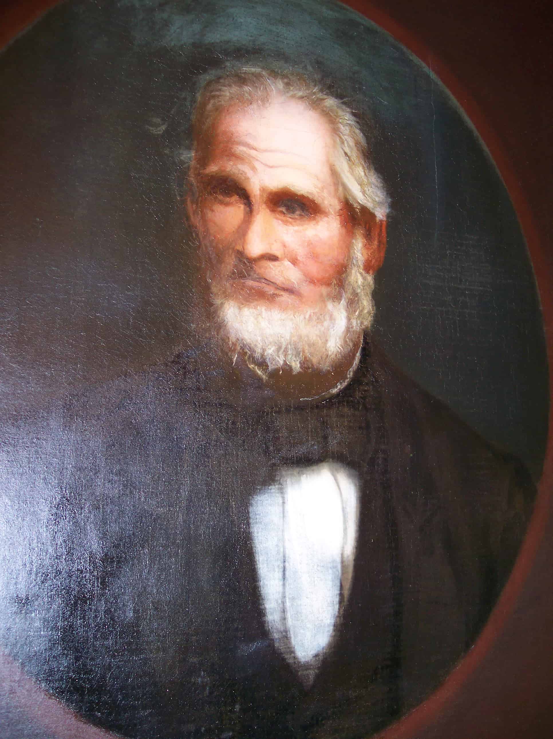 Henry Lane, portrait by Lew Wallace, oil on canvas