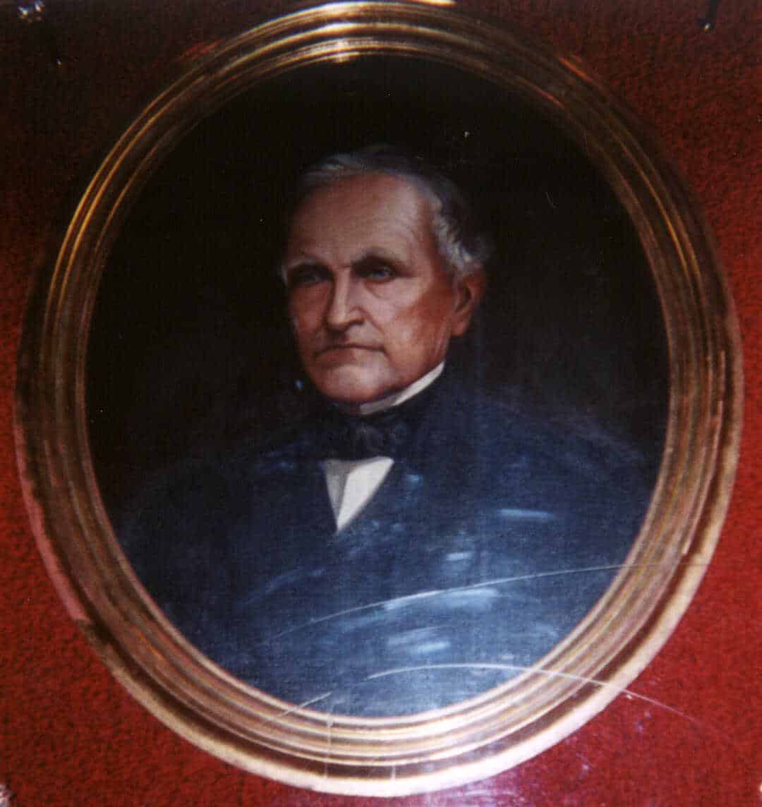 Major Isaac Compton Elston, portrait by Lew Wallace, oil on canvas
