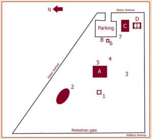A map of the Study grounds