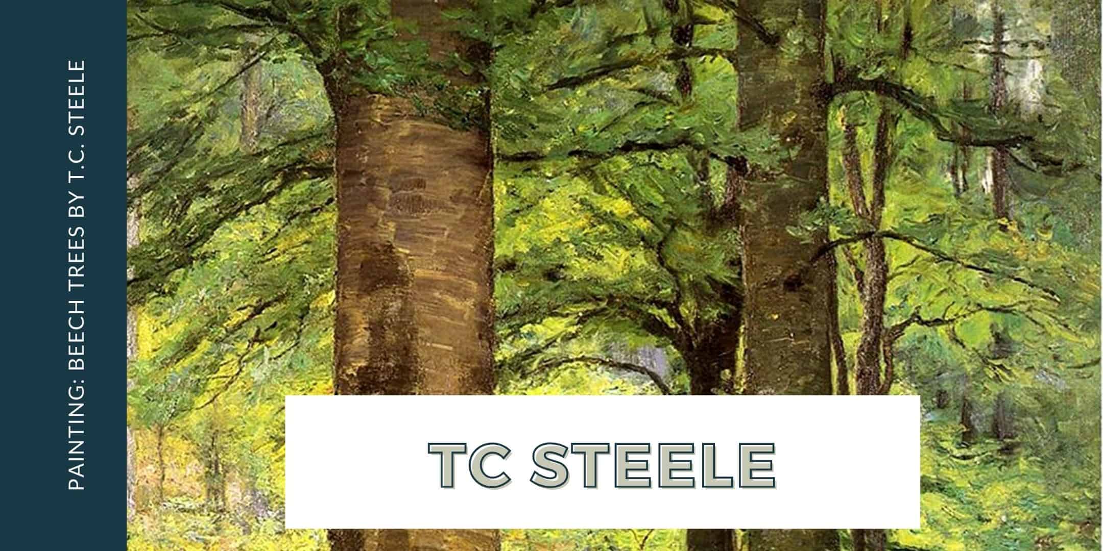 Beech Trees by T.C. Steele