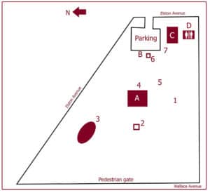 Walking Tour Brochure Grounds Map General Lew Wallace Study